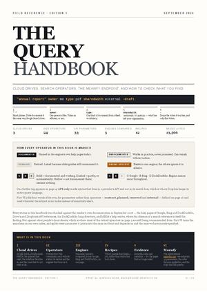 The Query Handbook