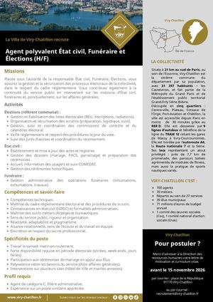 Annonce Agent polyvalent