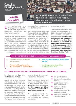 Synthèse du cahier d'idées PLUi