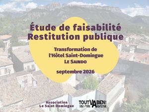 Étude de faisabilité Restitution publique