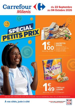 CATALOGUE PROMO CARREFOUR MARKET/ MILENIS GUADELOUPE MAXI ECONOMIE SEPTEMBRE 2026