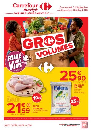 CATALOGUE PROMO CARREFOUR MARKET GUYANE GROS VOLUMES SEPTEMBRE 2026