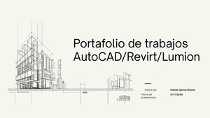 Monochrome Black White Minimalist Building Architecture Portfolio Presentation