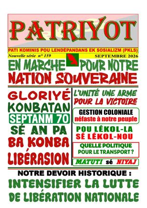 Patriyot De Septembre 2026