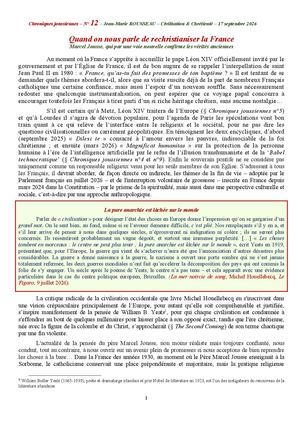 +Jousse 12 Civilisat° & Chrétienté Jmr