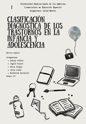 Clasificación Diagnóstica De Los Trastornos En La Infancia Y Adolescencia