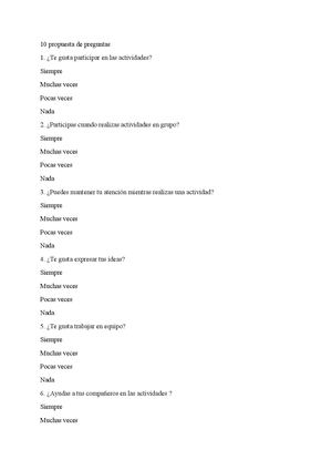 10 Preguntas