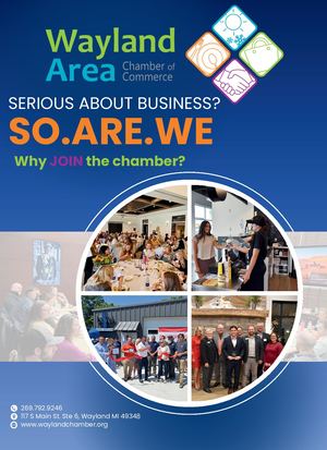 Wayland Area Chamber Of Commerce Membership Benefits Brochure