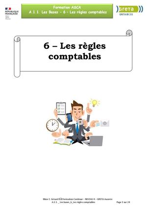 Les Règles Comptables