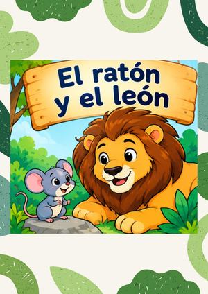 El ratón y el león