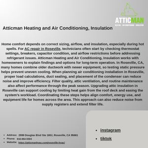 Atticman Heating And Air Conditioning, Insulation