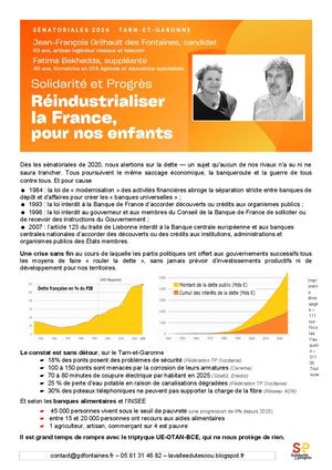 Sénatoriales 2026 Circulaire
