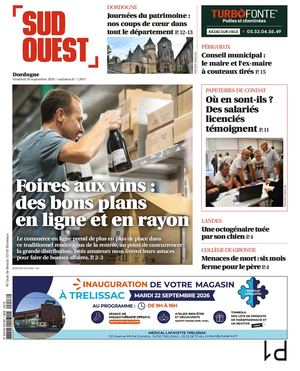 Sud Ouest Vendredi 18 Septembre