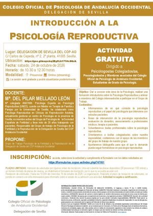 2026 10 24 Introducción A La Psicología Reproductiva