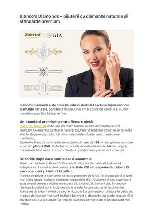 Blanco’s Diamonds – Bijuterii Cu Diamante Naturale Și Standarde Premium