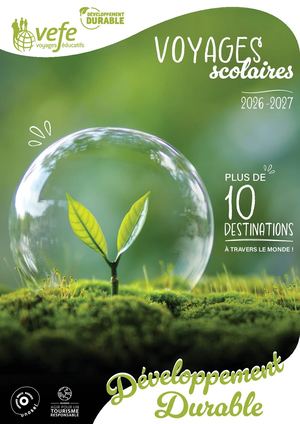 Brochure Développement Durable VEFE 2026 2027