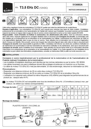 Notice Reglage Moteur Simu Solaire Nb078
