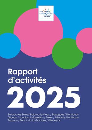 Rapport d'activités 2025 de Sète agglopôle méditerranée