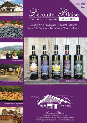 Catalogue Lecomte Blaise 2027