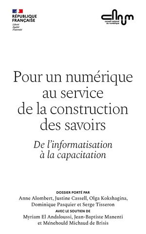 Cnnum Pour Un Numerique Au Service Des Savoirs