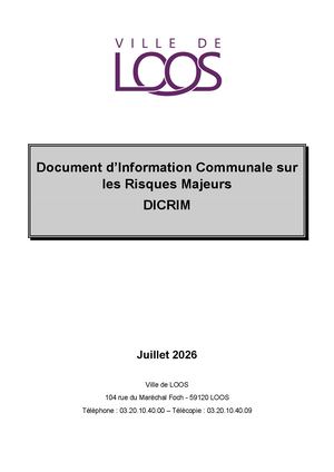 Plan communal de sauvegarde