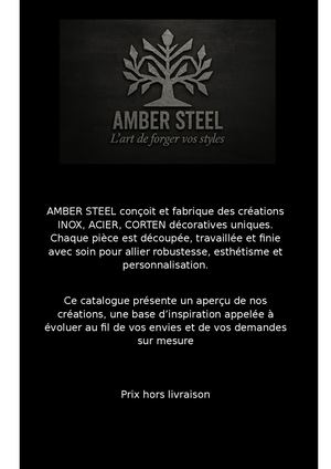 Catalague En Ligne Amber Steel Conçoit Et Fabrique Des Créations Inox