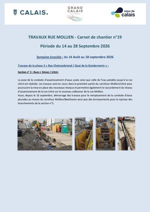 Carnet De Chantier 19