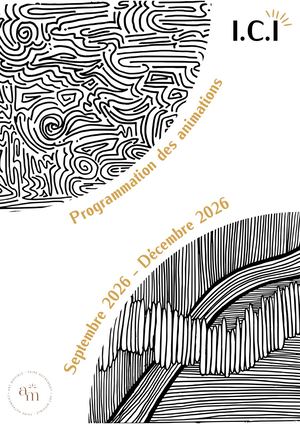 Programmation Septembre à Décembre 2026