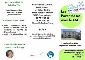 Programme Séniors