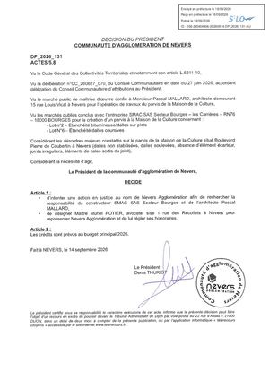 DP 2026 131 Refere Expertise Parvis La Maison