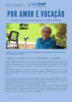 Por Amor e Vocação - Irmã Glória Voltolini