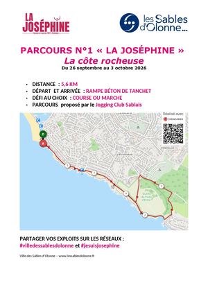 Parcours 1 Côte Rocheuse - Joséphine 2026