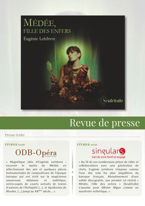 Revue De Presse Médée