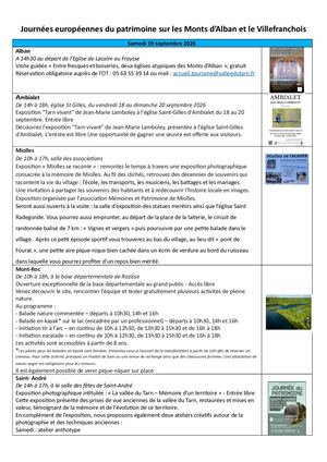 Programme Journées Patrimoine 2026 Mod16 09 2026