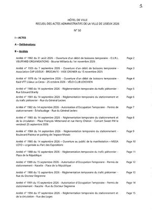 Recueil N° 50