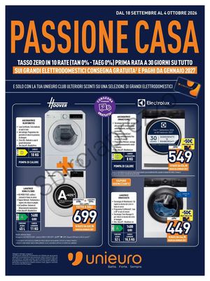 Volantino Unieuro Dal 18 Settembre Al 04 Ottobre 2026