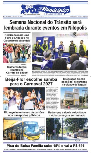 Edicao3674vozdosmunicipios, 18 a 24 de setembro de 2026