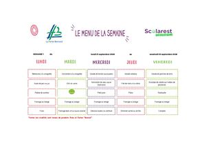 Menu Crèche 21 09 Au 16 10 2026
