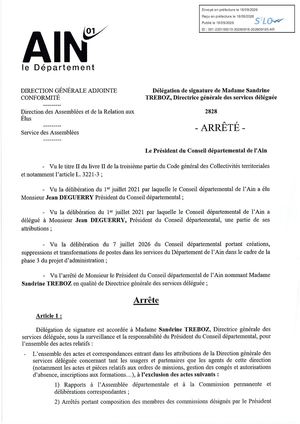 2026 09 18 Délégation Signature S TREBOZ DGS D
