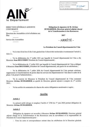 2026 09 18 Délégation Signature J DUSSARDIER DGATR