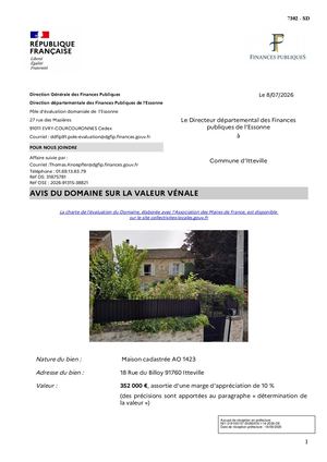 DEL 114 2026- Annexe 1 - Vente AO 1423p