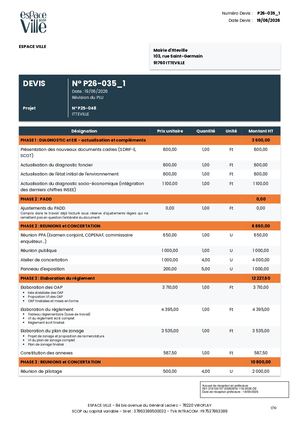 DEL 118 2026  - ANNEXE AP CP PLU Devis Au 05 08 26