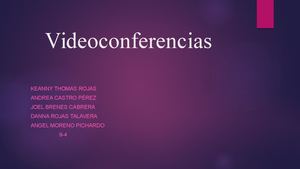 Video Conferencias