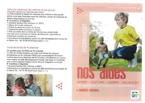 Depliant Aide Activites