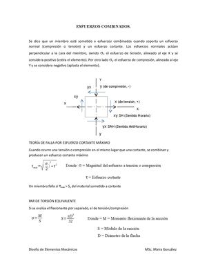 Esfuerzos Combinados