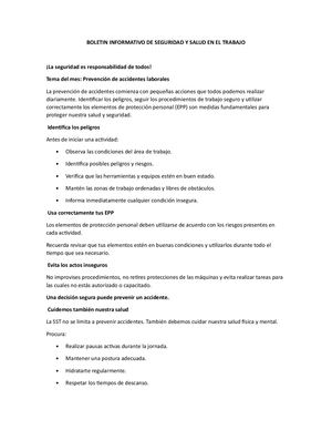 Boletin Informativo