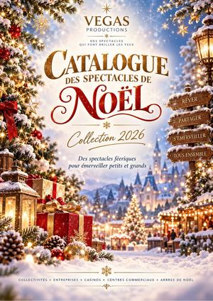 Catalogue Spectacles Noel Vegas Productions 2026 A4