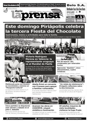 Viernes 18 Setiembre