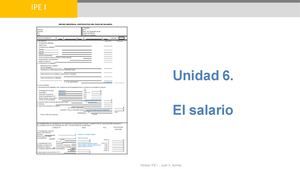 Unidad 6 - IPE I - El Salario + Ampliación