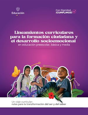 Lineamientos Curriculares Formacion Ciudadana Desarrollo Socioemocional
